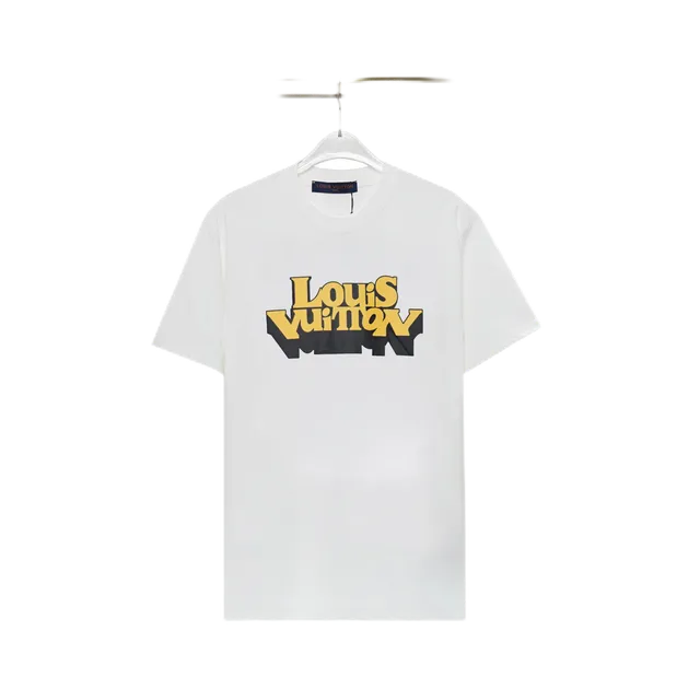 Louis Vuitton Graphic T-Shirt Bold Logo Print