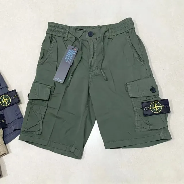 Stone Island Cargo Shorts Olive Green