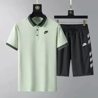 Nike Polo Shirt and Shorts Set Two-Tone