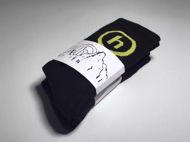 Mountain Wolf Graphic Socks
