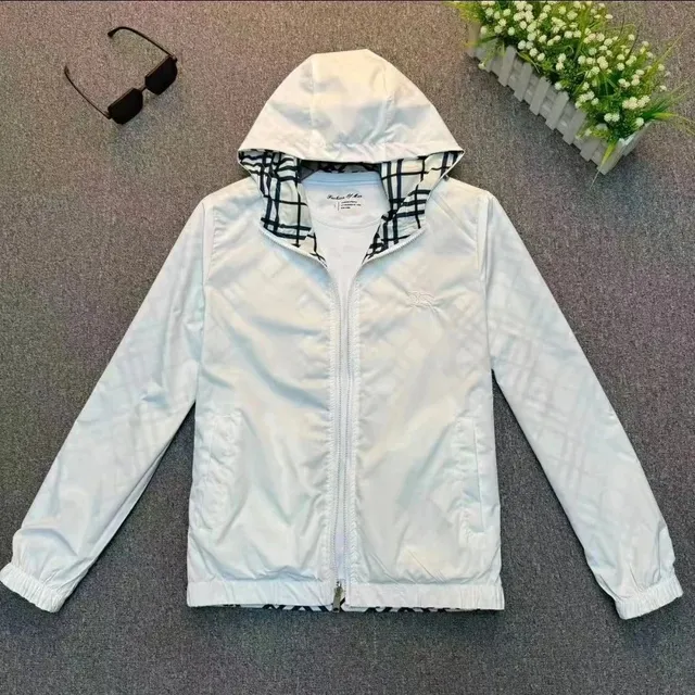 Burberry Hooded Windbreaker Check Lining