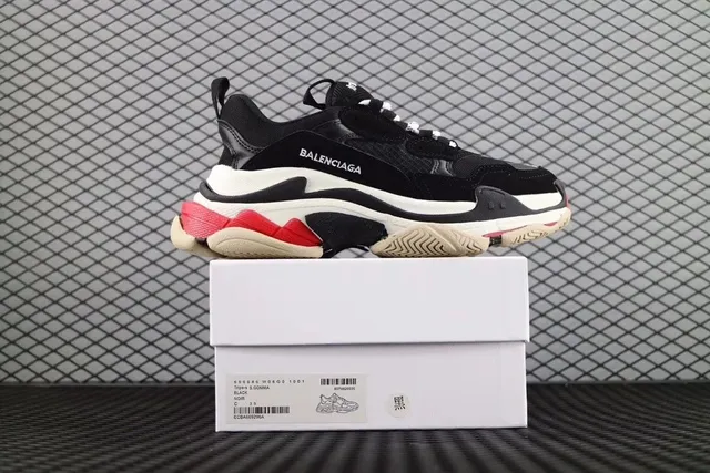 Balenciaga Triple S Black Red