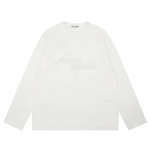 Acne Studios Long-Sleeve Tee Embroidered Logo