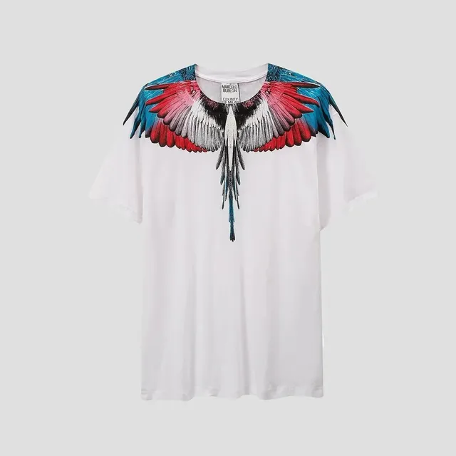 Marcelo Burlon Wings T-Shirt Multicolor Wings Print