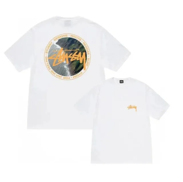 Stüssy Graphic T-Shirt Coastal Circle Print