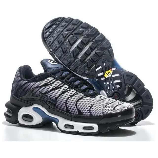 Nike Air Max Plus Triple Black with Navy Accents