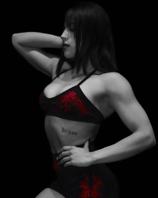 Lingerie Set Dragon Embroidery