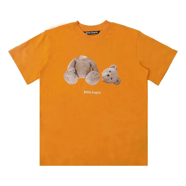Palm Angels Graphic Tee Teddy Bear Print