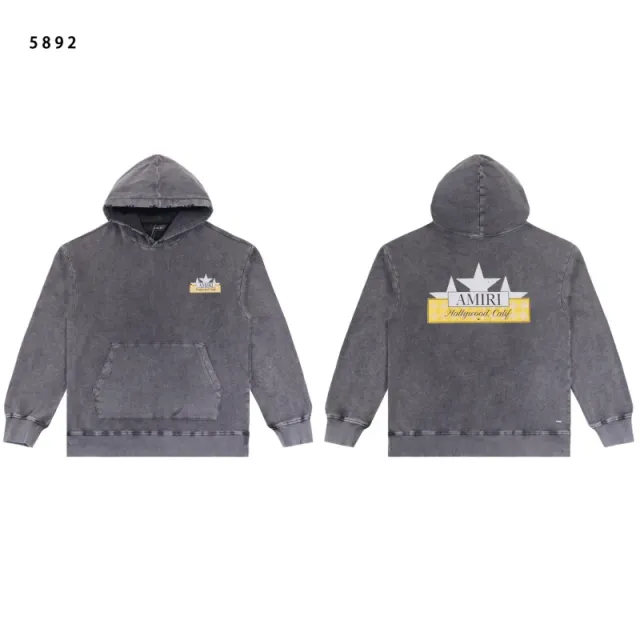 Amiri Hooded Sweatshirt Hollywood Cali Print