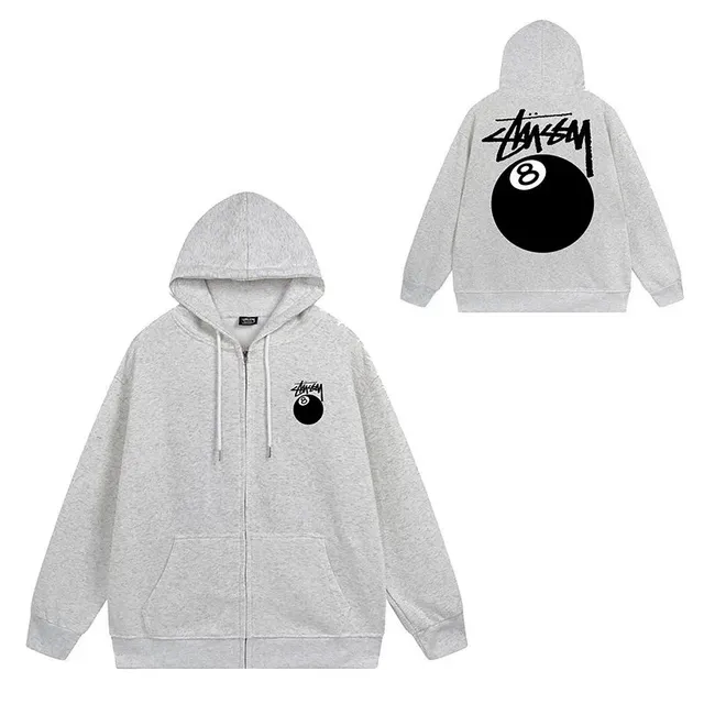 Stüssy Zip-Up Hoodie 8-Ball