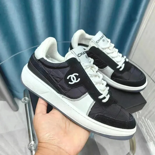 Chanel Sneaker Quilted Logo