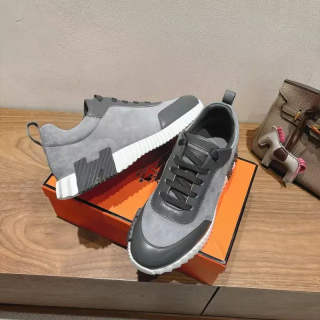 Hermès H-Boot Sneaker Suede and Leather