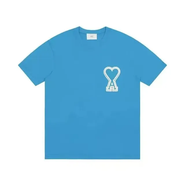 Amiri Heart Logo T-Shirt Embroidered Heart A