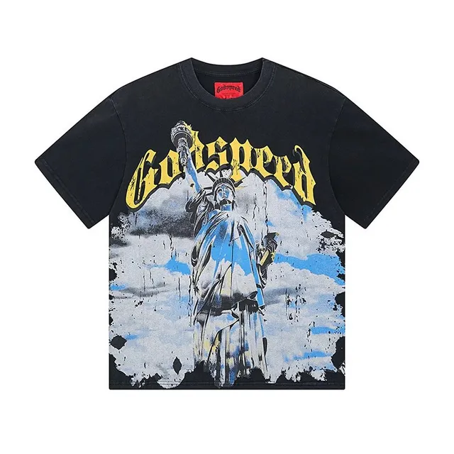 Godspeed Graphic Tee Statue of Liberty Print