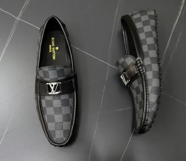 Louis Vuitton LV Drive Loafer Damier Graphite