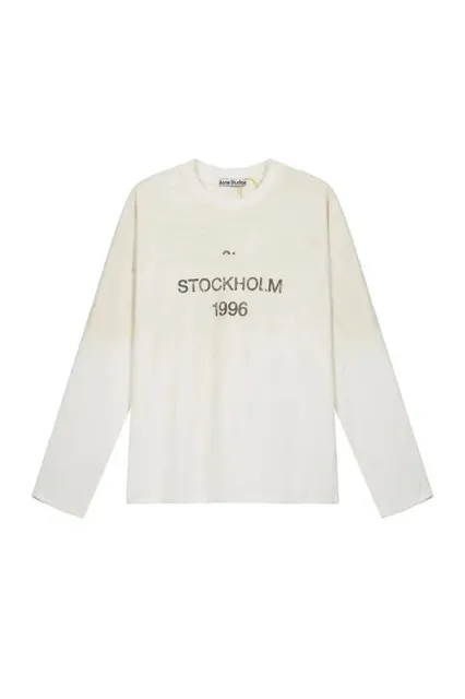 Acne Studios Long-Sleeve Tee Stockholm 1996 Print
