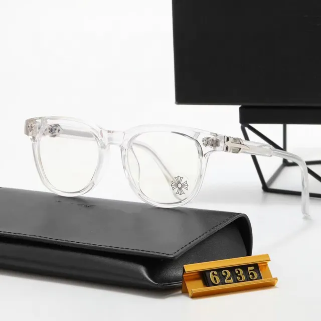 Chrome Hearts Optical Glasses Clear Acetate with Cross Motif
