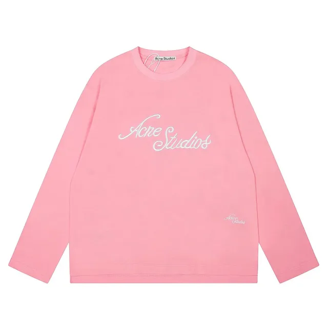 Acne Studios Embroidered Logo Sweatshirt Script Logo