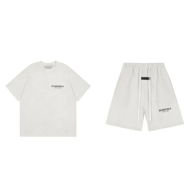 Fear of God Essentials Essentials Set Heather Grey Logo