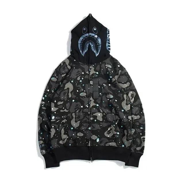 BAPE Shark Hoodie Space Camo