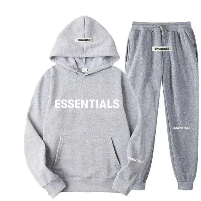 Fear of God Essentials Hoodie and Joggers Set Essentials Logo