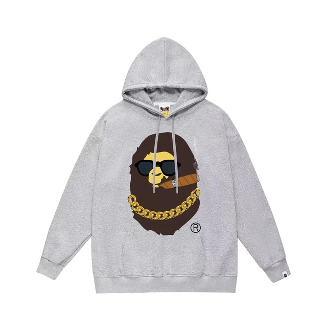 BAPE Shark Hoodie Ape Head with Chain and Cigar