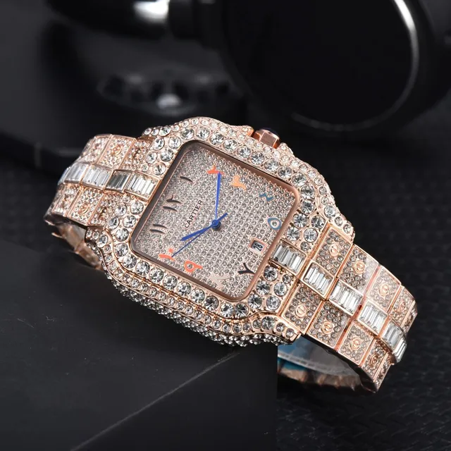 Santos de Cartier Full Pave Diamond
