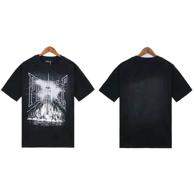 Purple Brand Graphic Tee City Lightning Print