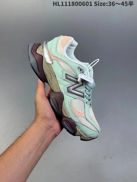 New Balance 9060 Mint Pink Brown