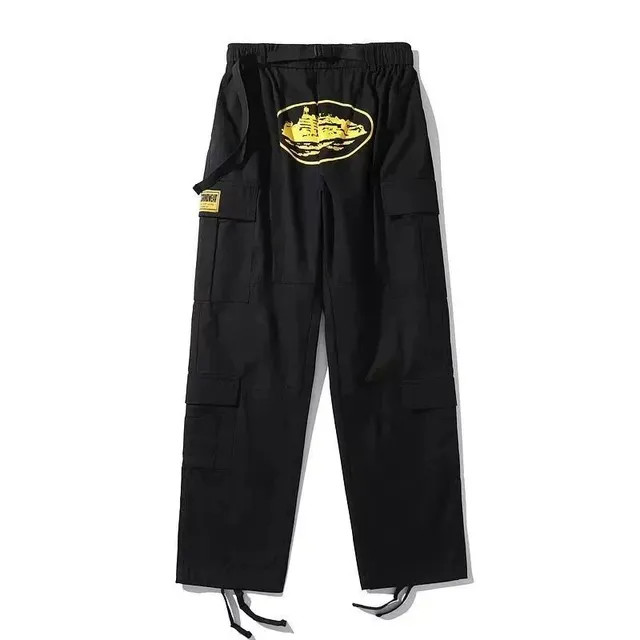 Broken Planet Cargo Pants Gold Logo