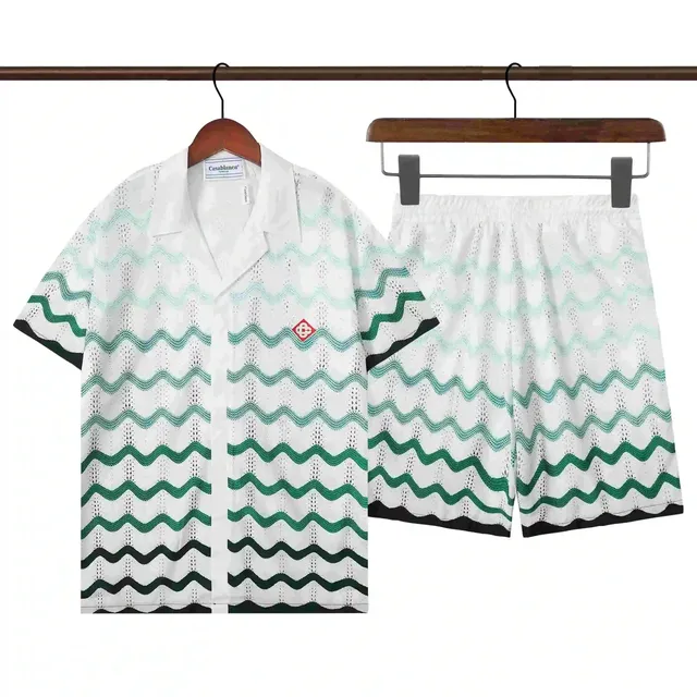 Casablanca Tennis Club Set Wave Knit