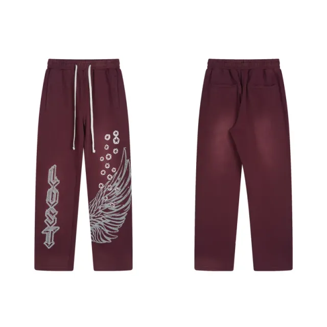 Lost Intricacy Wing Logo Joggers Wing Print