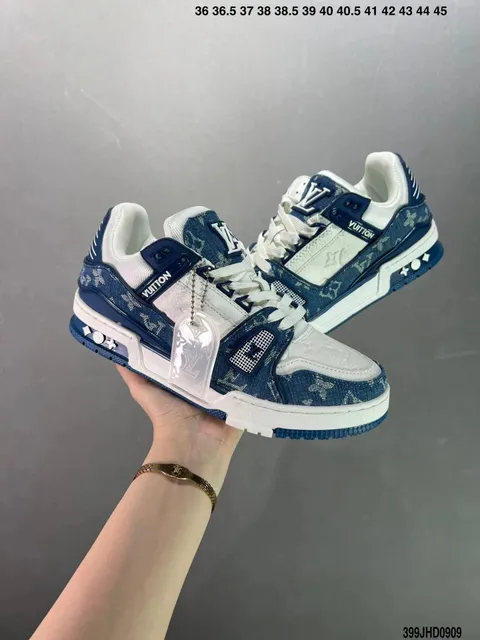 Louis Vuitton LV Trainer Monogram Denim