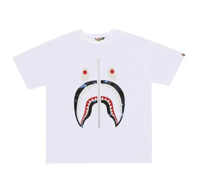 BAPE Shark Tee Camouflage Shark Face