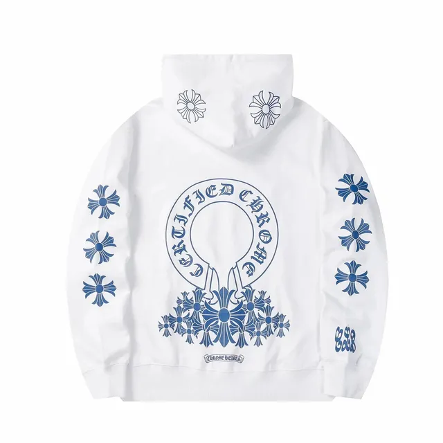 Chrome Hearts Hoodie Cross Logo Print