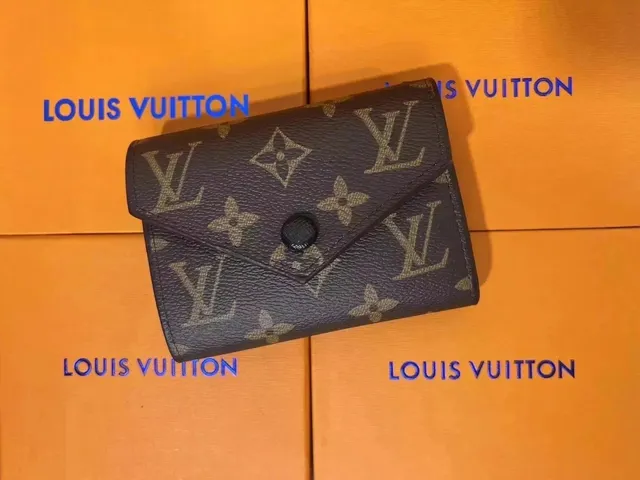 Louis Vuitton Compact Wallet Monogram Canvas
