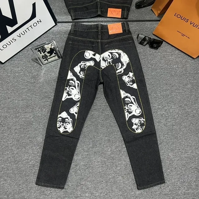 Louis Vuitton Denim Trousers Ghost Print