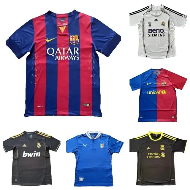 Adidas × FC Barcelona × Real Madrid Football Jersey Team Kits Collection