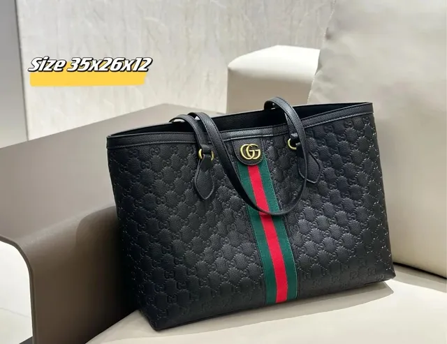 Gucci GG Marmont Tote Web Stripe