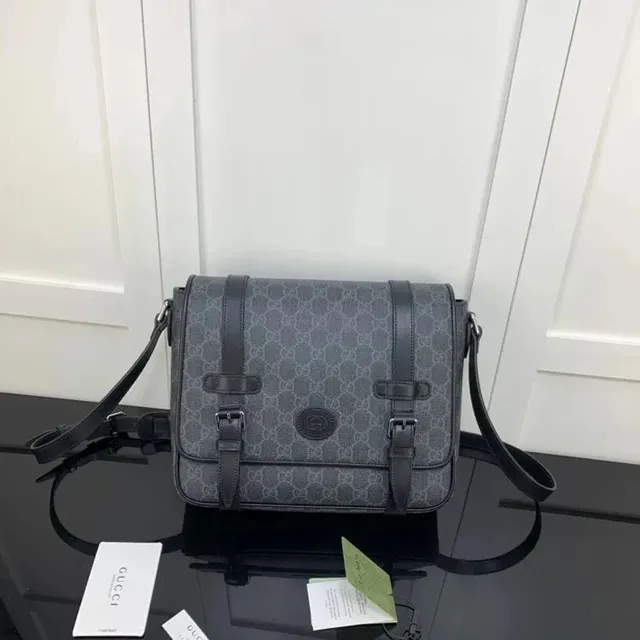 Gucci GG Marmont Messenger Bag Monogram Canvas