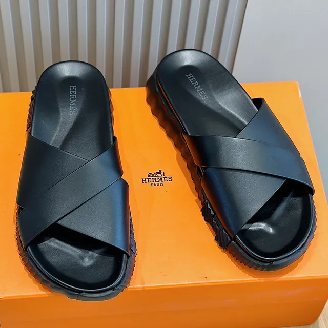 Hermès Oran Sandal Black