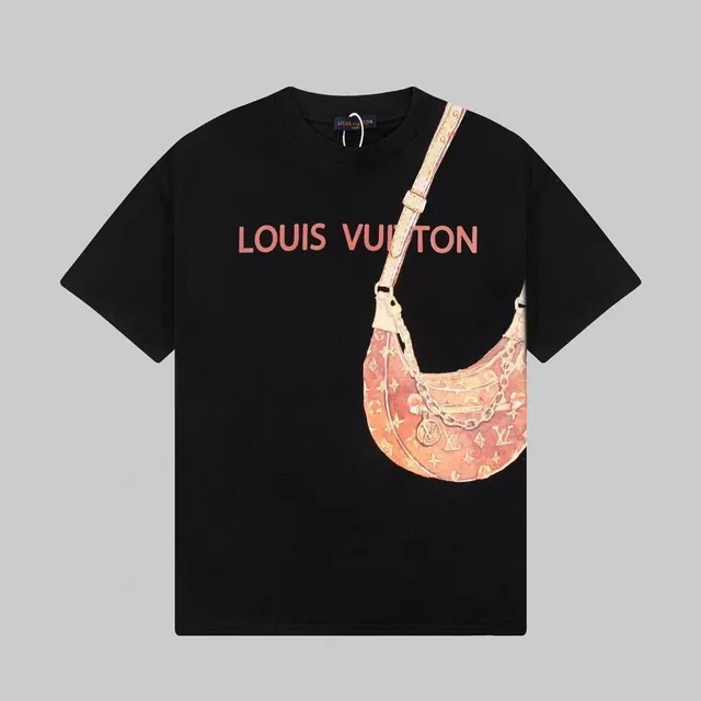 Louis Vuitton Graphic T-Shirt LV Bag Print