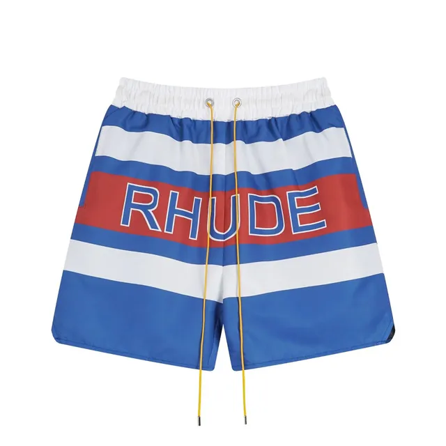Rhude Logo Stripe Shorts