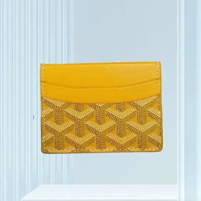 Goyard Card Holder Goyardine Canvas