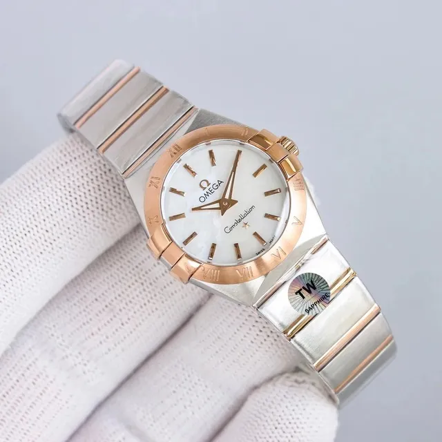 Omega Constellation Two-Tone with Mother-of-Pearl Dial