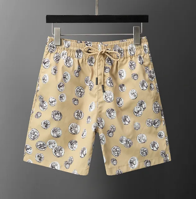 Versace Printed Shorts Medusa Coin Print