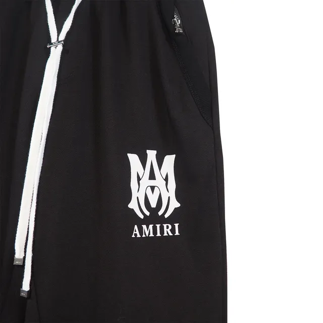 Amiri Logo Joggers White Logo