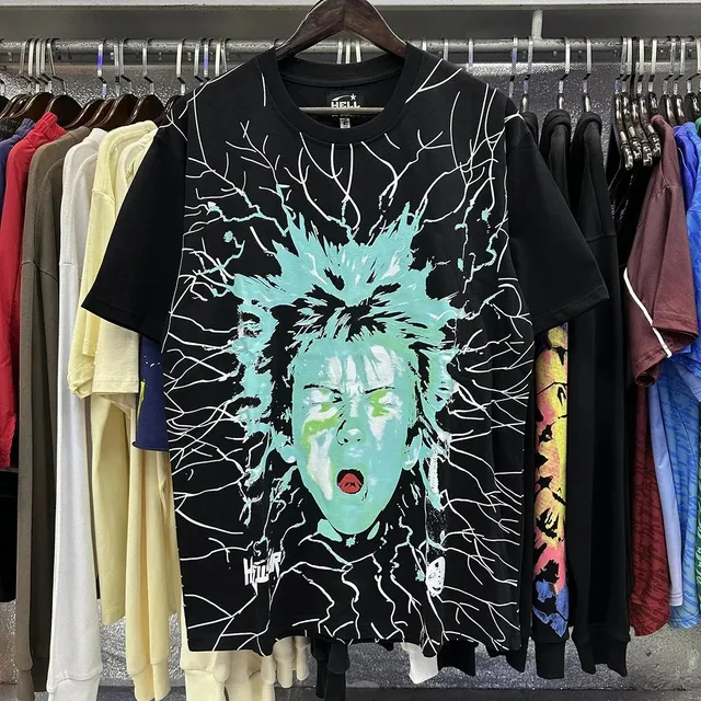Hellstar Graphic Tee Electric Face Print
