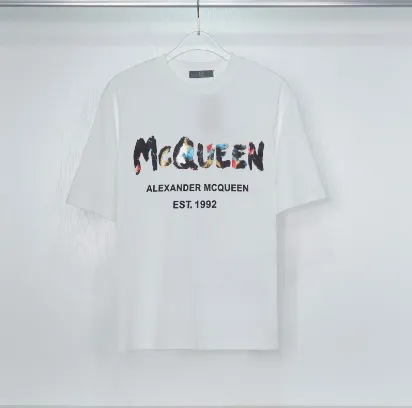 Alexander McQueen Graphic Tee McQueen Logo Print