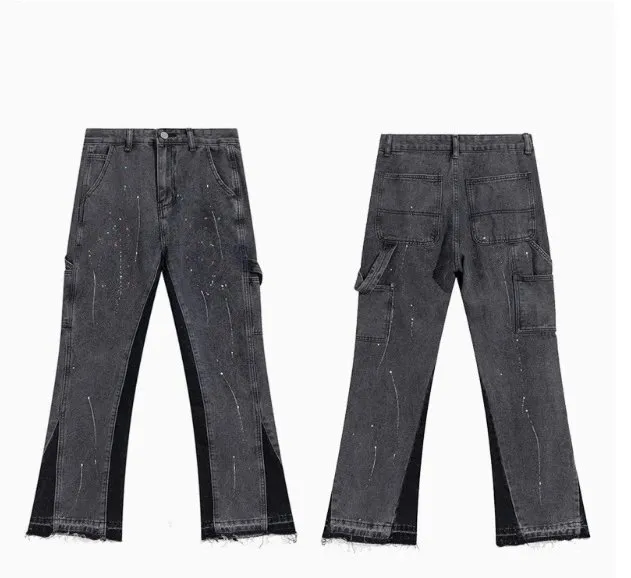 Levi's 501 Cargo Jeans Paint Splatter